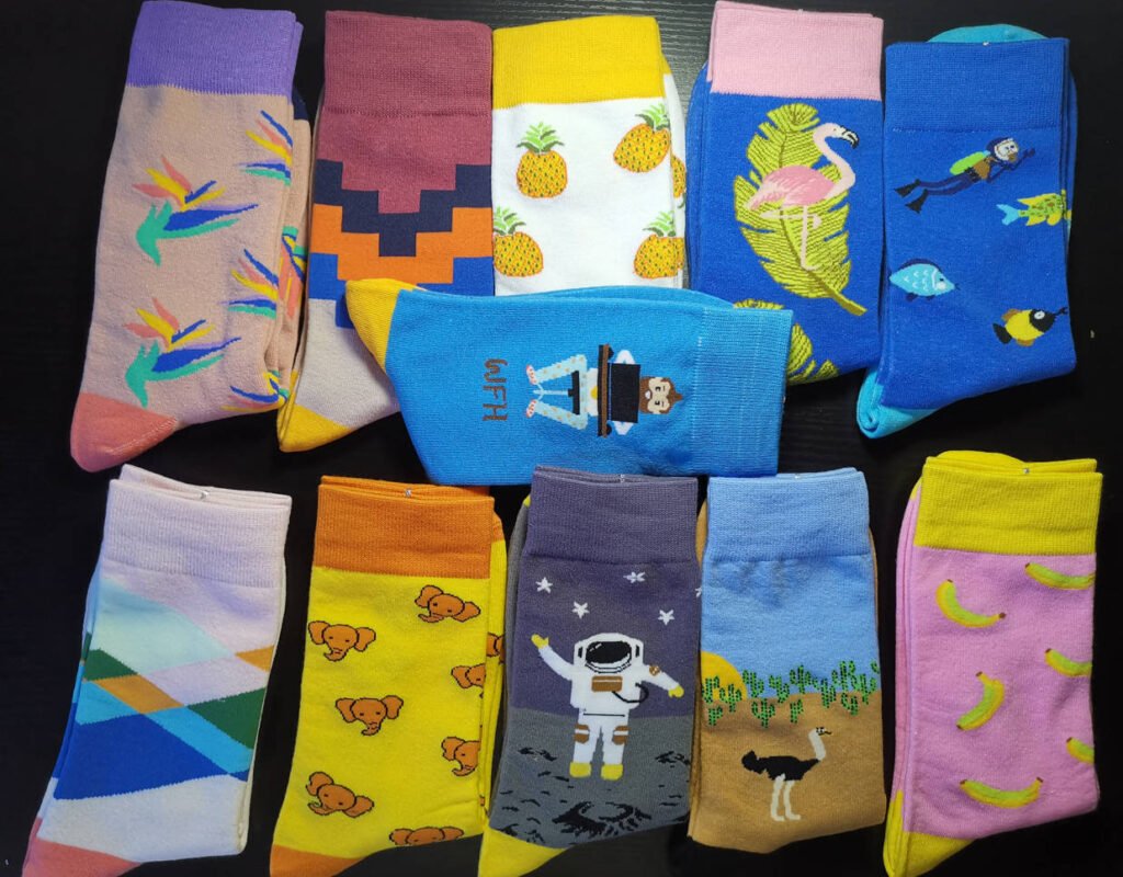 Custom sock design process